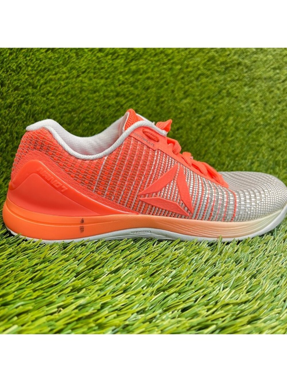 Reebok Crossfit Nano 7 Womens Size 7 Orange Running Training Shoes Sneakers